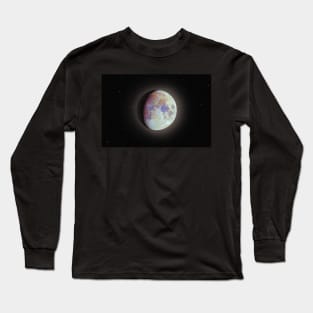 Color super moon glowing Long Sleeve T-Shirt